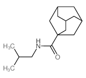 Tricyclo[3.3.1.13,7]decane-1-carboxamide,N-(2-methylpropyl)-结构式