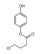 4-hydroxyphenyl 4-chlorobutyrate结构式