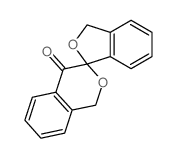 spiro[1H-2-benzofuran-3,3'-1H-isochromene]-4'-one Structure