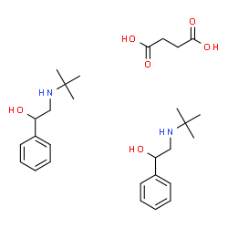 2-Tertiobutylamino-1-phenyl-1-ethanol hemisuccinate [French] picture