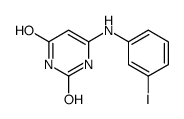 6-(3-iodoanilino)-1H-pyrimidine-2,4-dione结构式