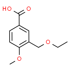 3-(Ethoxymethyl)-4-methoxybenzoic acid结构式