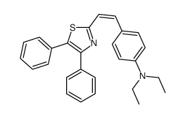 4-[2-(4,5-diphenyl-1,3-thiazol-2-yl)ethenyl]-N,N-diethylaniline Structure