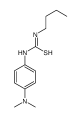 1-Butyl-3-[p-(dimethylamino)phenyl]thiourea结构式