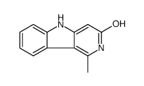 1-methyl-2,5-dihydropyrido[4,3-b]indol-3-one结构式