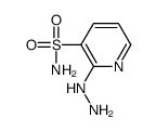 3-Pyridinesulfonamide,2-hydrazino-(9CI) Structure