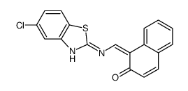 1-[[(5-chloro-1,3-benzothiazol-2-yl)amino]methylidene]naphthalen-2-one Structure