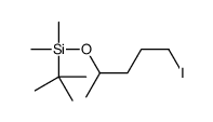 tert-butyl-(5-iodopentan-2-yloxy)-dimethylsilane Structure