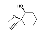 2-ethenyl-cis-2-methoxy-r-1-cyclohexanol结构式