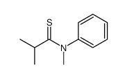 N,2-dimethyl-N-phenylpropanethioamide结构式