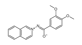 (Z)-N-(isoquinolin-2-ium-2-yl)-3,4-dimethoxybenzimidate Structure