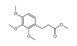 methyl 3-(2,3,4-trimethoxyphenyl)propanoate结构式