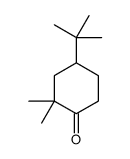 4-tert-butyl-2,2-dimethylcyclohexan-1-one结构式