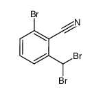 2-bromo-6-(dibromomethyl)benzonitrile结构式