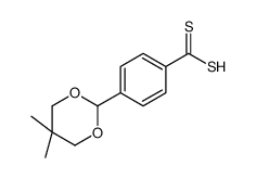 4-(5,5-dimethyl-1,3-dioxan-2-yl)benzenecarbodithioic acid Structure