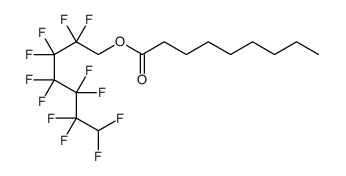 2,2,3,3,4,4,5,5,6,6,7,7-dodecafluoroheptyl nonanoate Structure