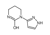 2(1H)-Pyrimidinone,tetrahydro-1-(1H-pyrazol-3-yl)-(9CI) structure