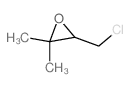 3-(chloromethyl)-2,2-dimethyl-oxirane Structure