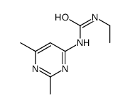 1-(2,6-dimethylpyrimidin-4-yl)-3-ethylurea结构式