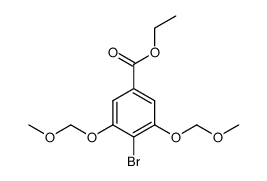 ethyl-4-bromo-3,5-bis(methoxymethyloxy)benzoate Structure