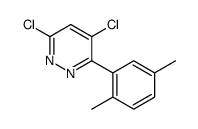 4,6-dichloro-3-(2,5-dimethylphenyl)pyridazine结构式