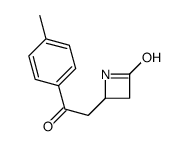 4-[2-(4-methylphenyl)-2-oxoethyl]azetidin-2-one结构式