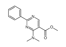 methyl 4-(dimethylamino)-2-phenylpyrimidine-5-carboxylate Structure