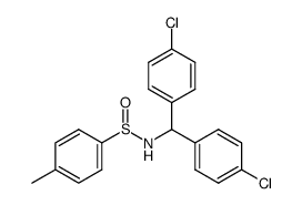 N-(bis(4-chlorophenyl)methyl)-4-methylbenzenesulfinamide Structure