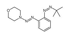 tert-butyl-[2-(morpholin-4-yldiazenyl)phenyl]diazene结构式