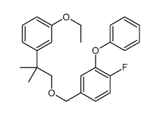 4-[[2-(3-ethoxyphenyl)-2-methylpropoxy]methyl]-1-fluoro-2-phenoxybenzene Structure