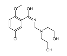 N-[[bis(2-hydroxyethyl)amino]methyl]-5-chloro-2-methoxybenzamide Structure