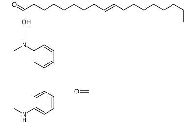 N,N-dimethylaniline,formaldehyde,N-methylaniline,(Z)-octadec-9-enoic acid Structure