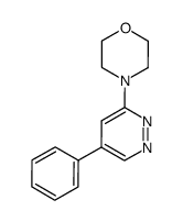 4-(5-phenylpyridazin-3-yl)morpholine结构式