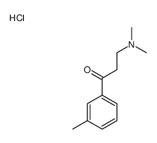 3-(dimethylamino)-1-(3-methylphenyl)propan-1-one,hydrochloride Structure
