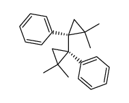 ((1R,1'S)-2,2,2',2'-tetramethyl-[1,1'-bi(cyclopropane)]-1,1'-diyl)dibenzene结构式