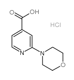 2-吗啉异烟酸盐酸盐结构式