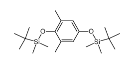 ((2,6-dimethyl-1,4-phenylene)bis(oxy))bis(tert-butyldimethylsilane) Structure