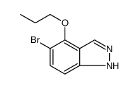 1H-Indazole, 5-bromo-4-propoxy- structure