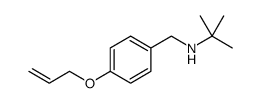 Benzenemethanamine, N-(1,1-dimethylethyl)-4-(2-propen-1-yloxy)结构式