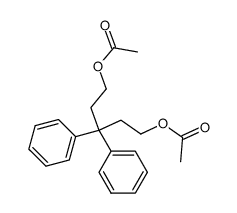 1,5-diacetoxy-3,3-diphenyl-pentane Structure