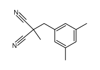 3,5-Dimethylbenzyl(methyl)malononitril结构式