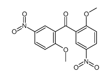 2,2'-dimethoxy-5,5'-dinitro-benzophenone Structure