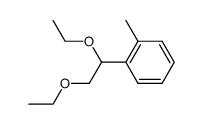 1,2-diethoxy-1-o-tolyl-ethane结构式