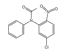 N-(5-chloro-2-nitro-phenyl)-N-phenyl-acetamide结构式