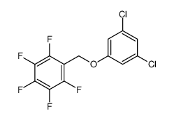 1-[(3,5-dichlorophenoxy)methyl]-2,3,4,5,6-pentafluorobenzene Structure