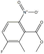 3-Fluoro-2-methyl-6-nitro-benzoic acid methyl ester结构式