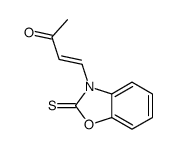 4-(2-sulfanylidene-1,3-benzoxazol-3-yl)but-3-en-2-one Structure