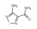 4-氨基-1,2,5-噻二唑-3-甲酰胺结构式