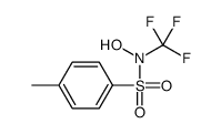 N-hydroxy-4-methyl-N-(trifluoromethyl)benzenesulfonamide Structure