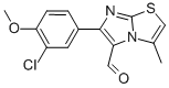 6-(3-chloro-4-methoxyphenyl)-3-methylimidazo[2,1-b]thiazole-5-carboxaldehyde picture